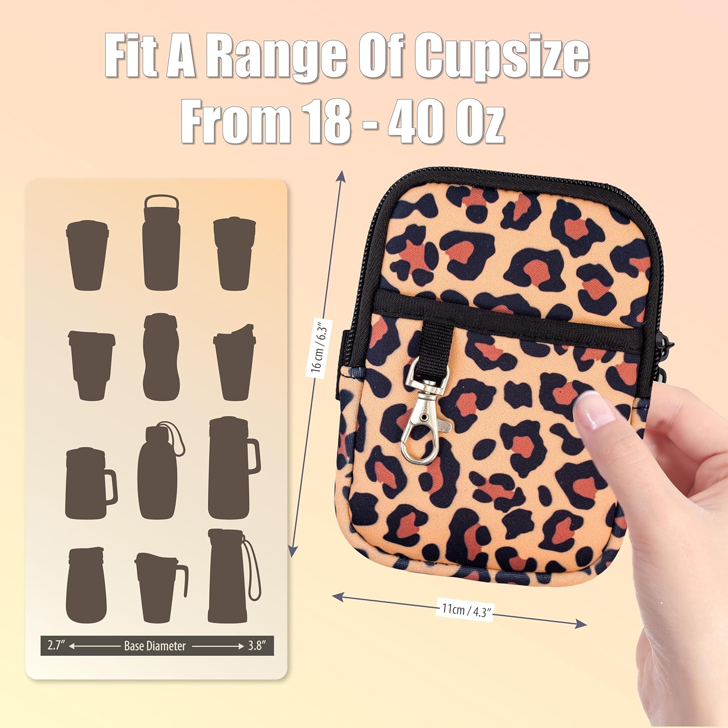 Axolotl Stanley Cup – Bolsa para botella de agua con llavero, accesorios para vasos Stanley de 3040 onzas con asa, vaso Stanley