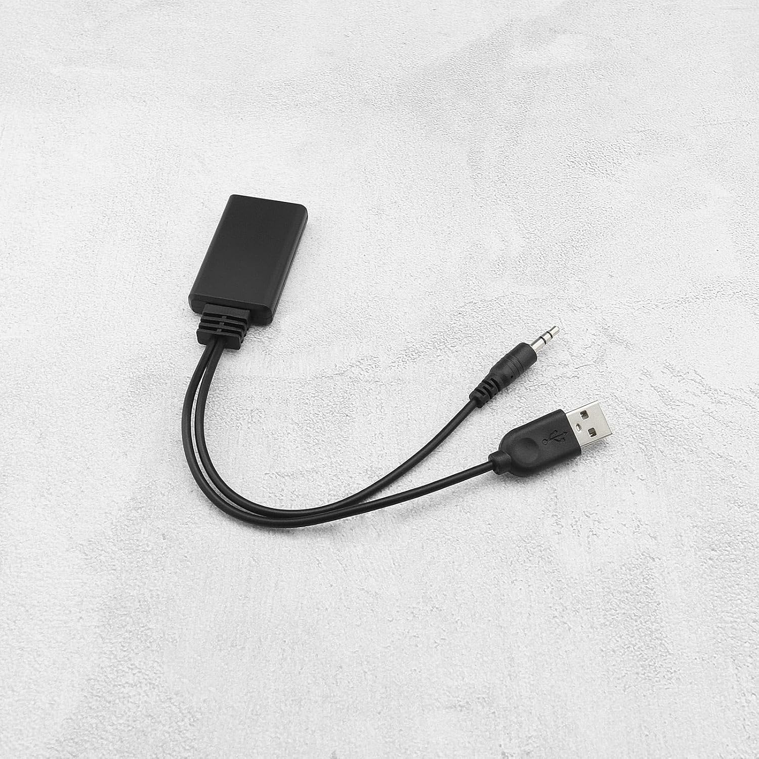The Lord of the Tools Receptor Bluetooth 5.0 para coche, adaptador AUX Bluetooth de 5-12 V, 0.138 in0,14 pulgadas, cable de audio AUX para coche,