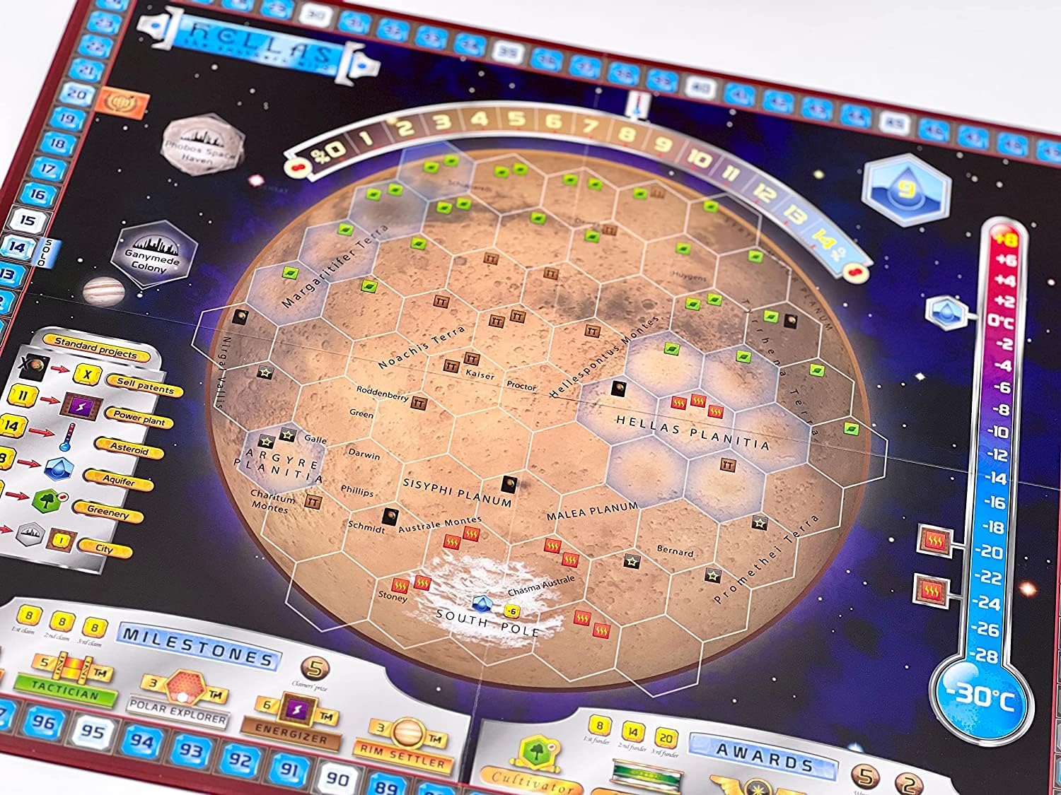 Stronghold Games Terraforming Hellas & Elysium the Other Side of Mars Expansión Juego de mesa