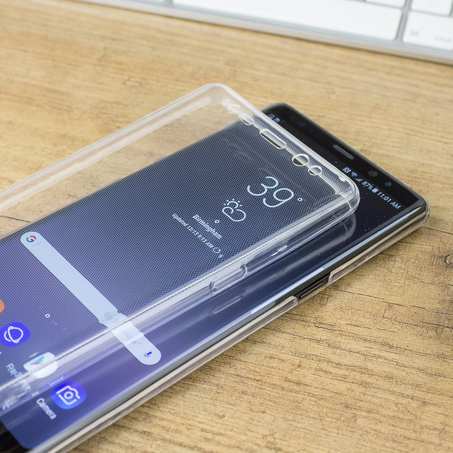 Olixar Funda de protección completa 360 para Samsung Galaxy Note 8, cubierta de cuerpo completo, protección delantera y trasera, diseño delgado