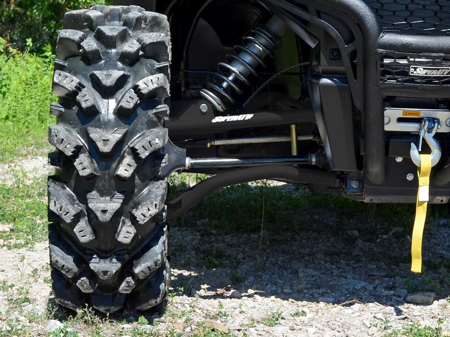 SuperATV Brazos A de desplazamiento de alta holgura de 1.5 pulgadas para Polaris RZR S 900  RZR 4 900 Heavy Duty (2017-2020), varios colores