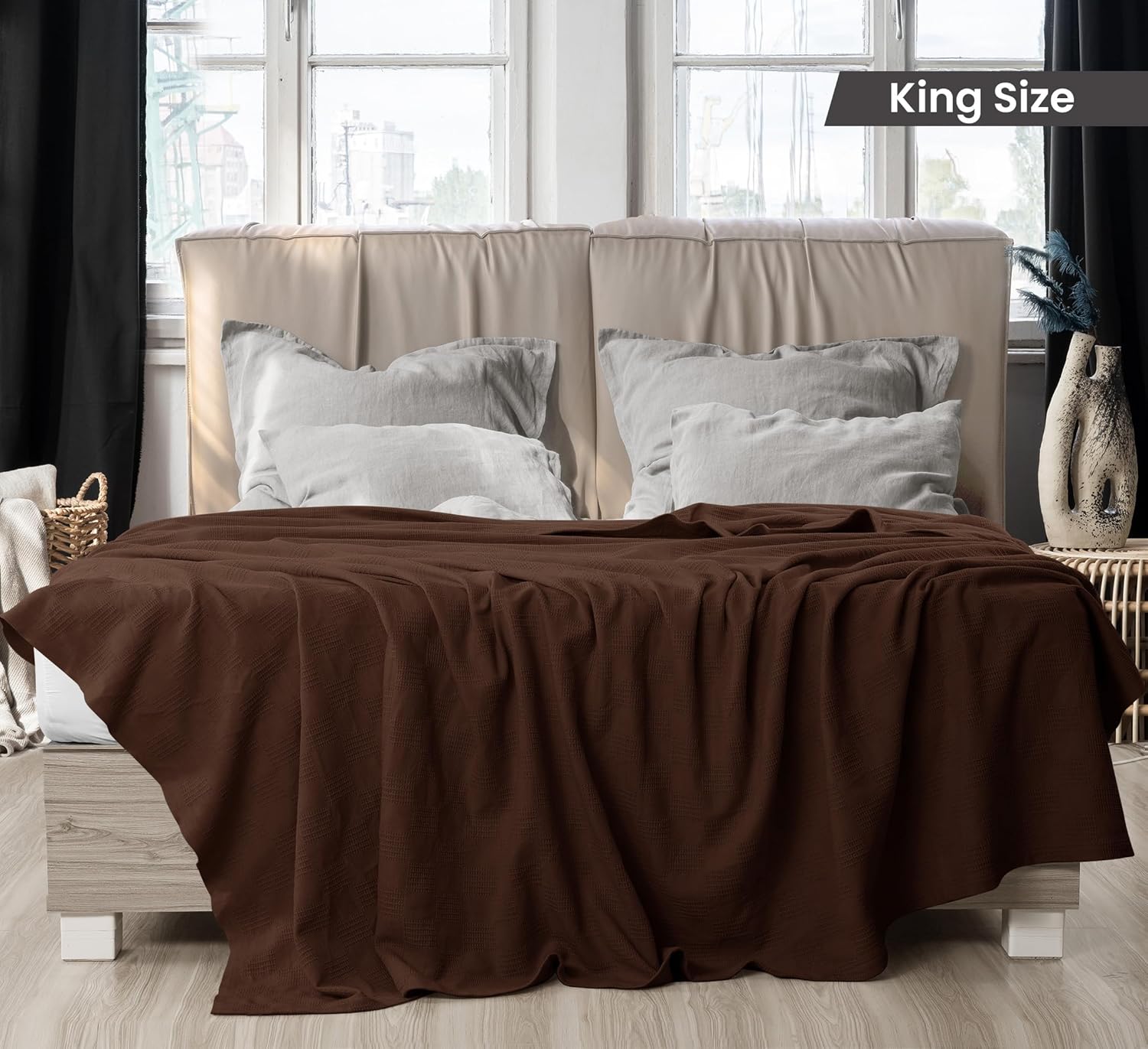 Utopia Bedding – Manta de algodón