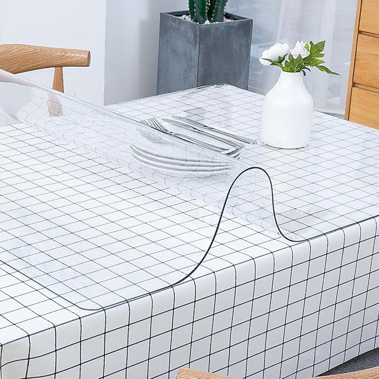 Tapete para silla de oficina para suelo de baldosas de cerámica, protector de suelo de oficina para madera dura, alfombrilla de silla transparente
