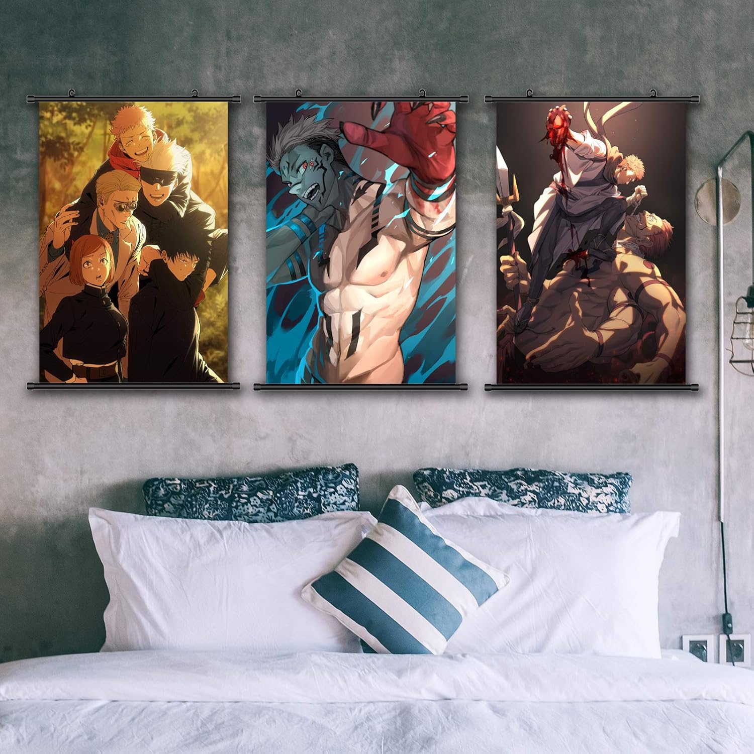 Póster de anime para Satoru Gojo  Impresiones de tela artísticas de alta calidad con temática de anime japonés para colgar en la pared (16 x 24