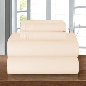Elegant Comfort – Juego de ropa de cama lujoso, 1500 hilos, 4 piezas, calidad prémium, resistente a arrugas, sábana bajera elástica, profundidad de Elegant Comfort – Juego de ropa de cama lujoso, 1500 hilos, 4 piezas, calidad prémium, resistente a arrugas, sábana bajera elástica, profundidad de
