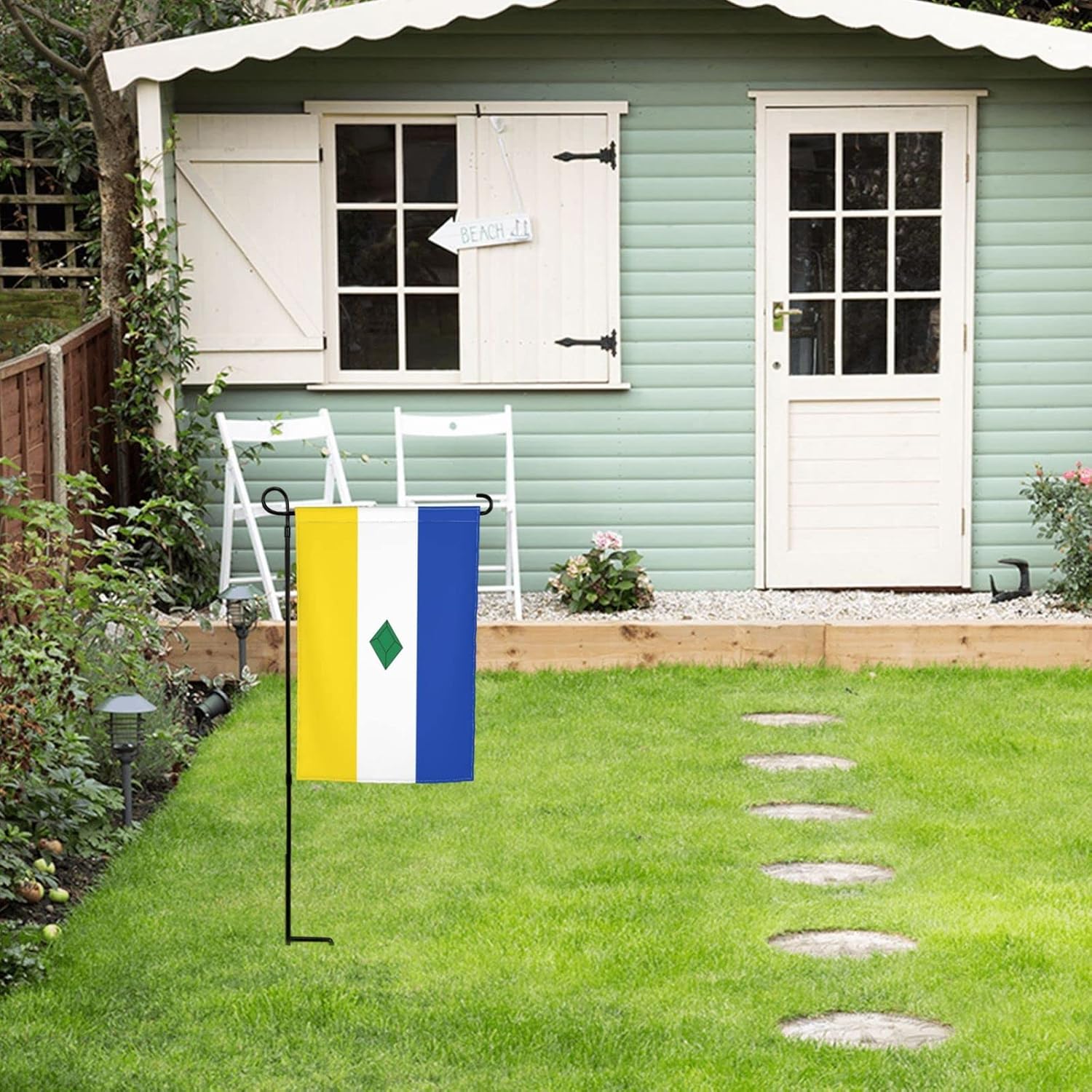 Flag of Muzo (Boyacá) Garden Flag 12×18 Inch Double Sided Outside Decoration Banner Seasonal Flags Home Decor Flag Yard Welcome Flags