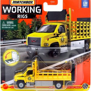 Matchbox GMC 3500 Camión atenuador, amarillo equipos de trabajo 216 Matchbox GMC 3500 Camión atenuador, amarillo equipos de trabajo 216