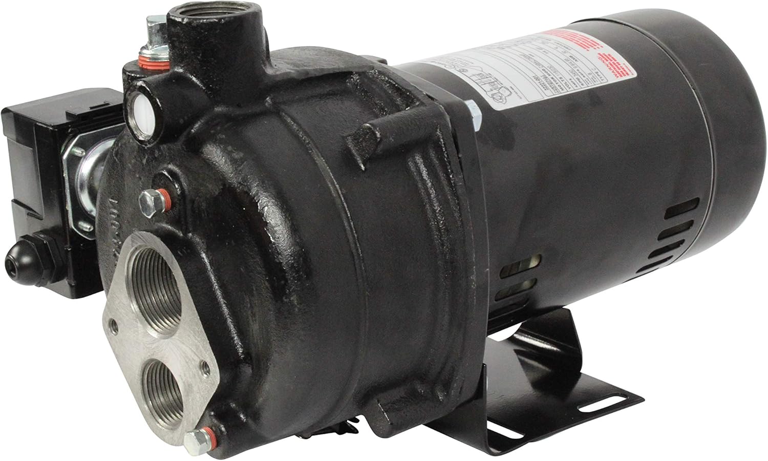 WAYNE CWS100 – Bomba de pozo convertible de hierro fundido de 1 HP – Hasta 588 galones por hora – Bomba de pozo de chorro resistente, color negro