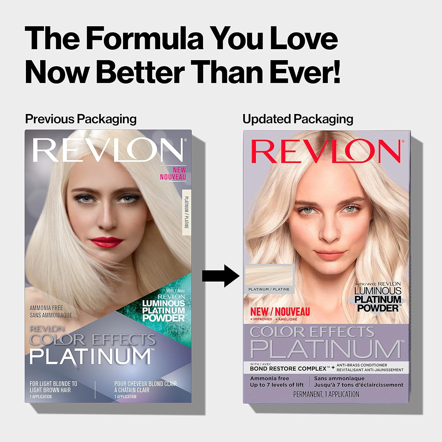 Revlon Color Effects – Kit de resaltado permanente, sin amoníaco ni parabenos, 60 platino, 8 onzas (paquete de 1)