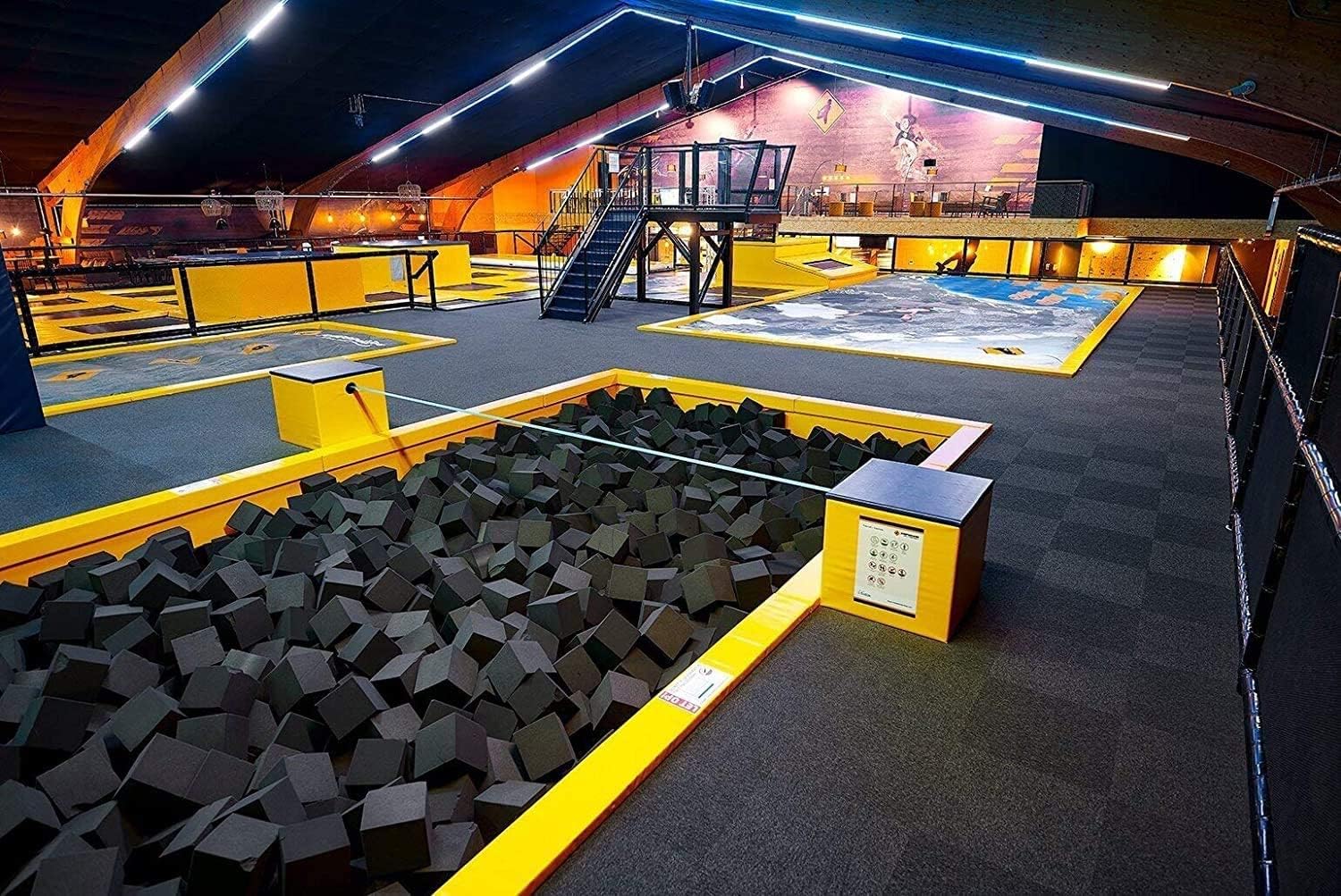 Foamma Blue Foam Pit Cubesbloques de 8 x 8 x 8 pulgadas, paquete de 20 unidades para gimnasia, freerunning y cursos de parkour, parques de patineta,