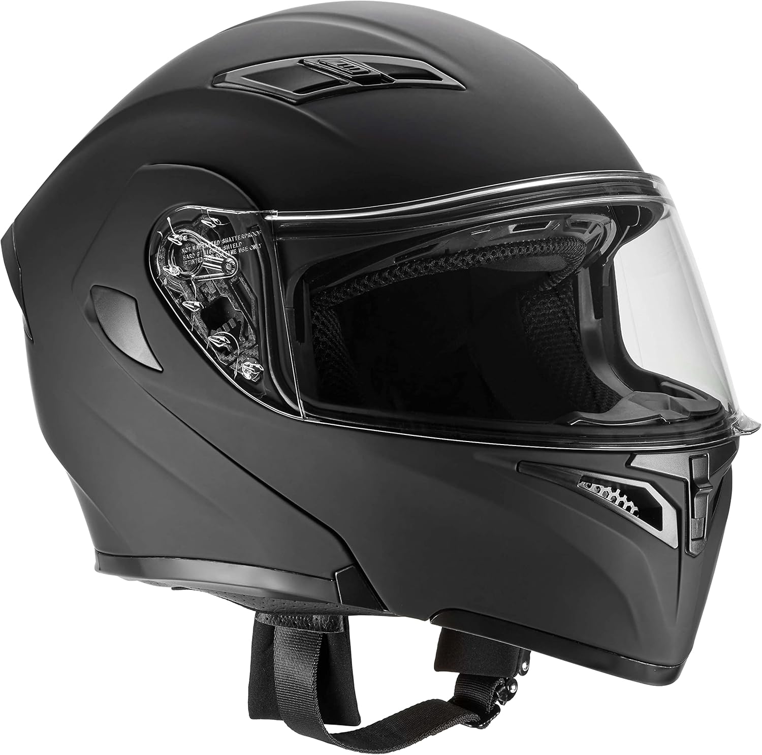 Rapido Boutique Collection Snowmobile Motorcycle Dual Visor Flip Up Modular Full Face Helmet DOT Approved
