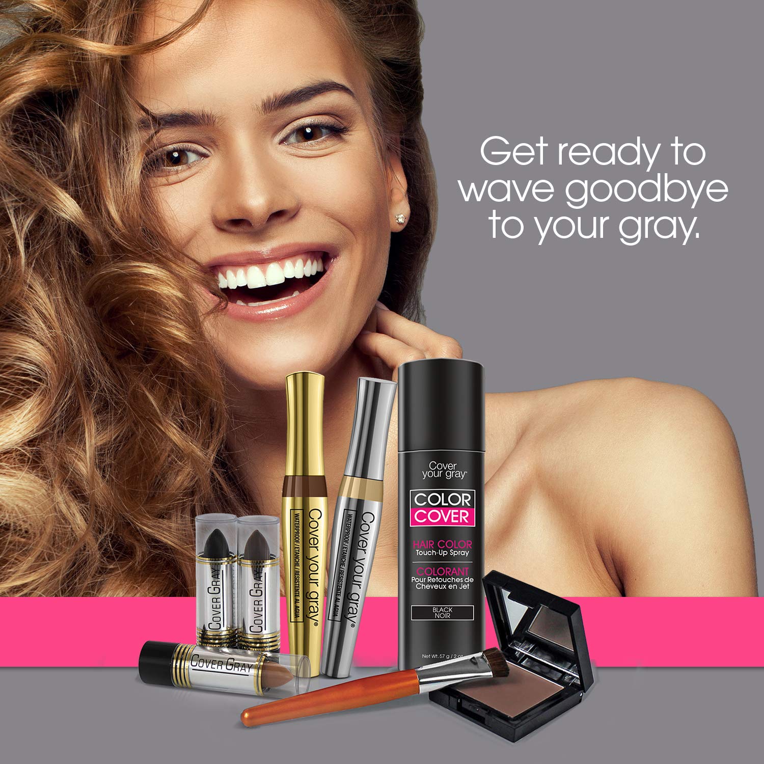 Cover Your Gray Palo de retoque de color de cabello – Mahagony
