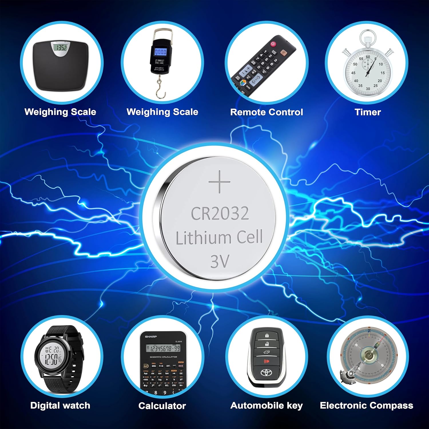 Synergy Digital Baterías de control remoto, compatibles con control remoto Pioneer Inno (litio, 3V, 220 mAh) – Paquete de 2
