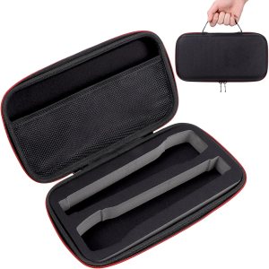 MAGICLULU Estuche de viaje para micrófono dual, estuche de viaje para micrófono, estuche de micrófono duro, bolsa de almacenamiento para viajes MAGICLULU Estuche de viaje para micrófono dual, estuche de viaje para micrófono, estuche de micrófono duro, bolsa de almacenamiento para viajes