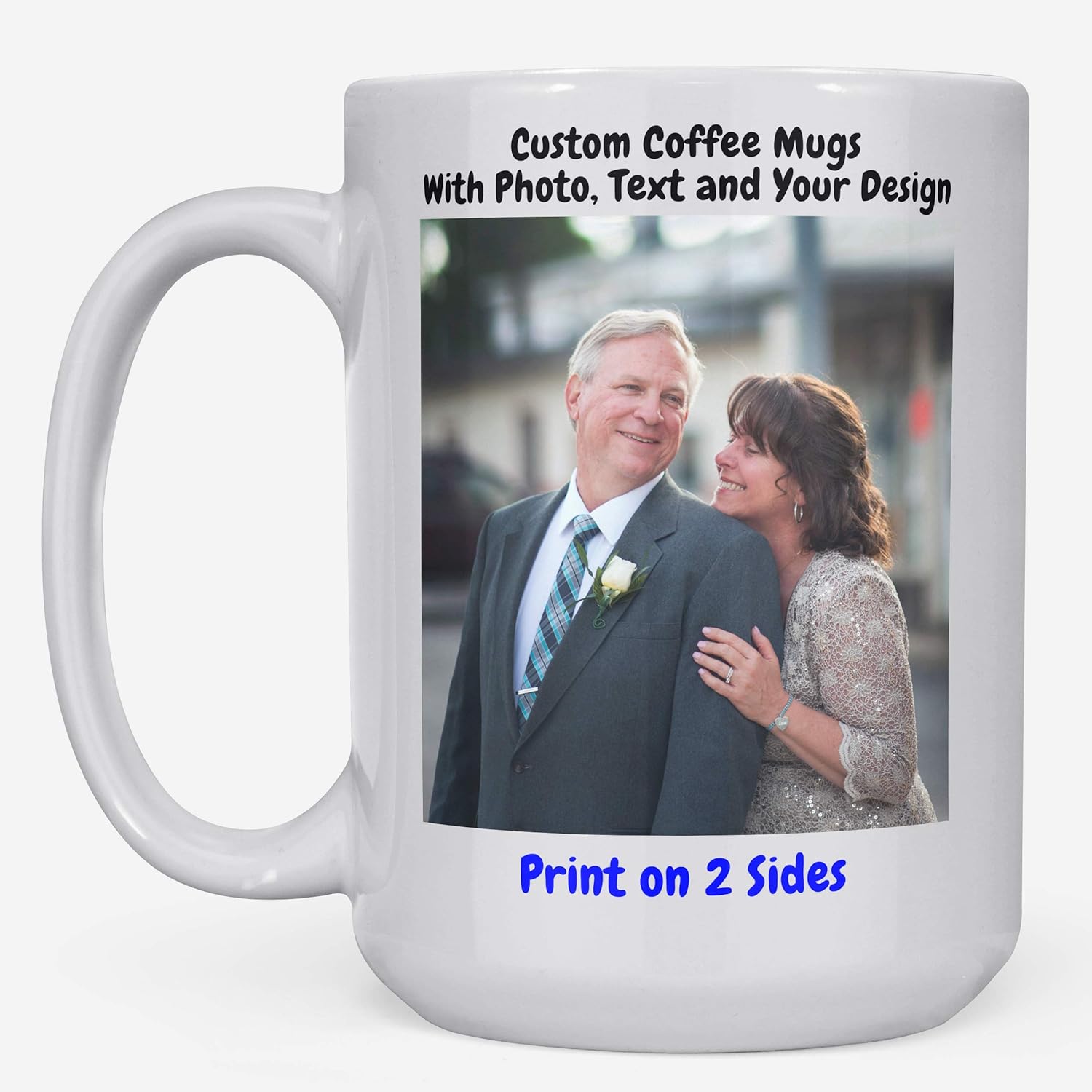 Tazas de café personalizadas  Tazas de café personalizadas con imágenes, fotos, palabras, texto, nombre, perro, gato, logotipo o diseño propio