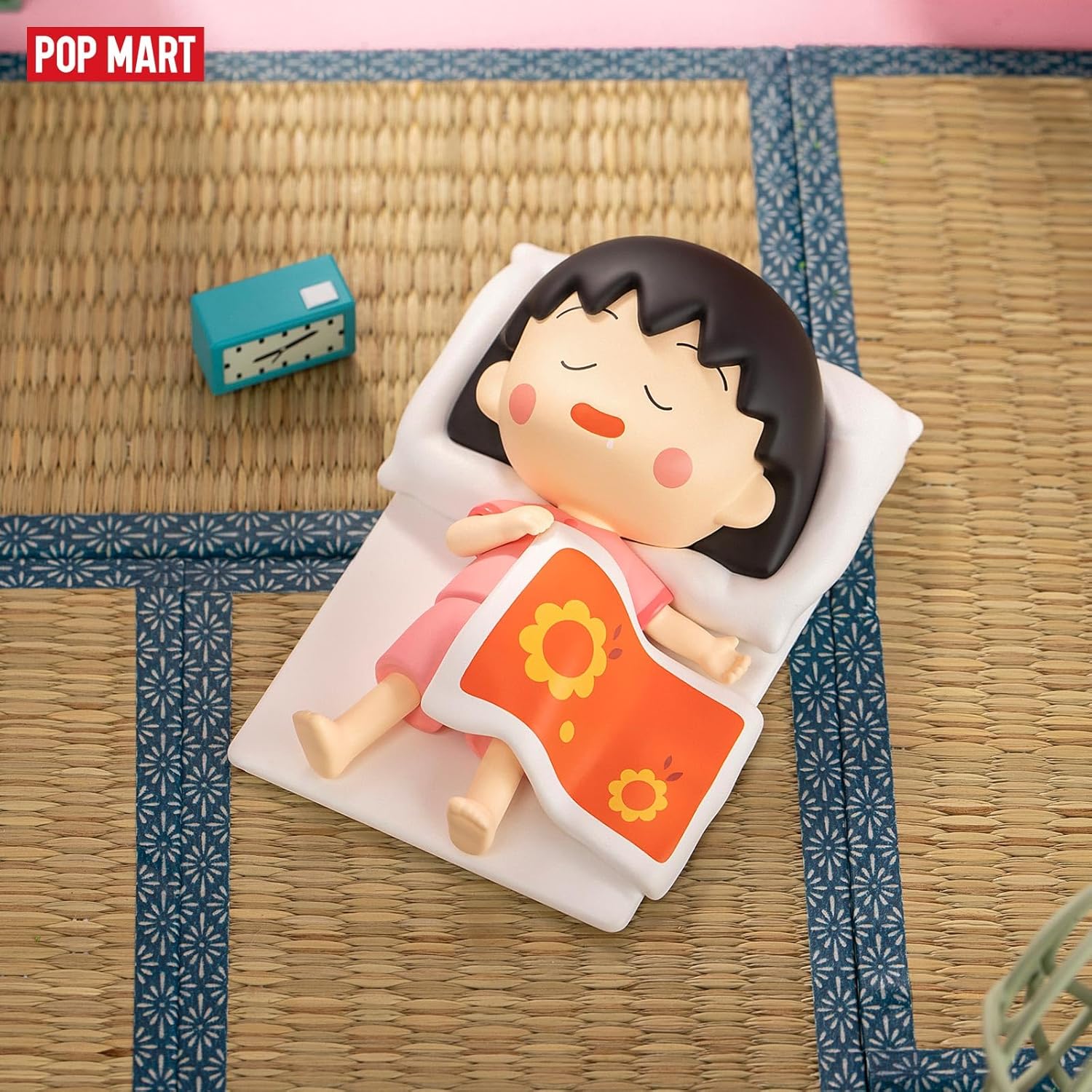 POP MART Chibi Maruko-Chan – Figura de acción de juguete, colección de juguetes 3 de 9, diseño de caja aleatoria de vida interesante, juguetes