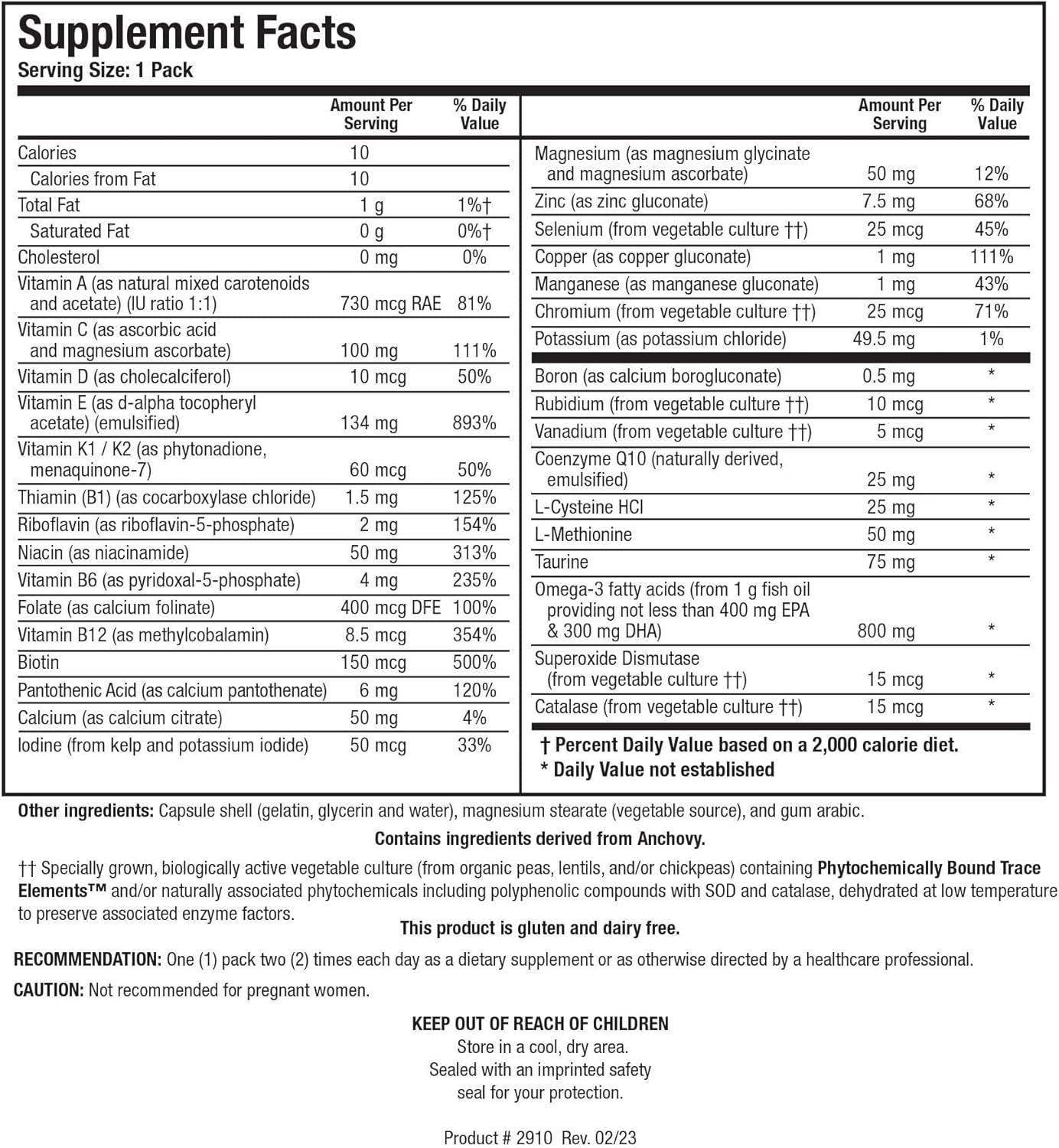 BIOTICS Research Bio Cardio Packs prácticos paquetes de suplementos diarios para la salud del corazón, ácidos grasos esenciales, fórmula nutricional