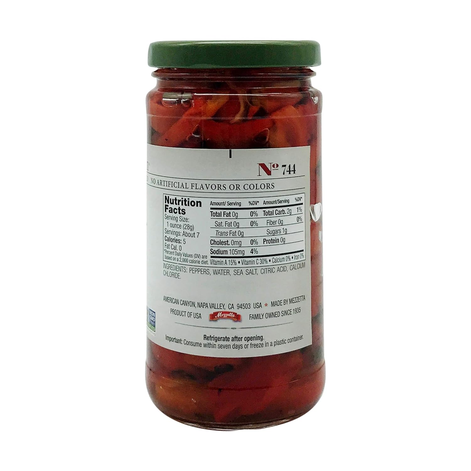 Jeffs Naturals – Tiras de campana tostada con pimienta, 12 onzas