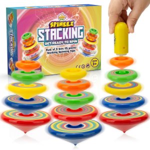 Spineez Sacking Spinning Tops para niños, juego de 3, 15 piezas OVNI Spin Toys con, divertidos recuerdos de fiesta de cumpleaños, suministros de Spineez Sacking Spinning Tops para niños, juego de 3, 15 piezas OVNI Spin Toys con, divertidos recuerdos de fiesta de cumpleaños, suministros de