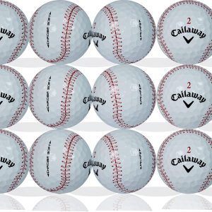 Baseball Callaway Chromesoft – Pelotas de golf reacabadas, paquete de 12 Baseball Callaway Chromesoft – Pelotas de golf reacabadas, paquete de 12