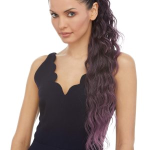 Essence Cola de caballo color 613 rubio decolorado Sepia Wigs de hasta 27 pulgadas de largo, ondulado, resistente al calor, sintético afroamericano Essence Cola de caballo color 613 rubio decolorado Sepia Wigs de hasta 27 pulgadas de largo, ondulado, resistente al calor, sintético afroamericano