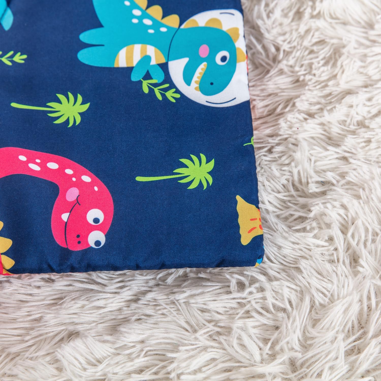 Juego de ropa de cama de cuna para niños, juego de cuna de dinosaurio de 3 piezas para niños, juego de ropa de cama suave para cuna, sábana bajera,