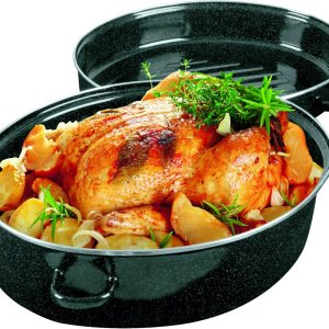 16.5 pulgadas de largo x 15 pulgadas de ancho x 8 pulgadas de alto (16.5 x 15.0 x 8.0 in) Uniware saludable revestimiento de esmalte para pavo, 16.5 pulgadas de largo x 15 pulgadas de ancho x 8 pulgadas de alto (16.5 x 15.0 x 8.0 in) Uniware saludable revestimiento de esmalte para pavo,