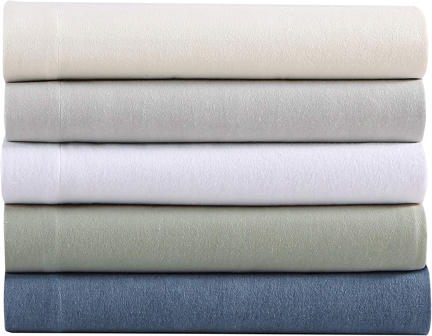 Eddie Bauer – Sábanas individuales, juego de ropa de cama de franela de algodón, cepillada para mayor suavidad, decoración acogedora del hogar