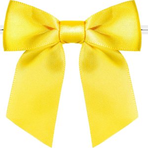 RainbowPana – Paquete de 60 lazos de corbata de lujo, lazos de satén amarillos de 3 pulgadas, decoración de manualidades premontadas para paquete, RainbowPana – Paquete de 60 lazos de corbata de lujo, lazos de satén amarillos de 3 pulgadas, decoración de manualidades premontadas para paquete,