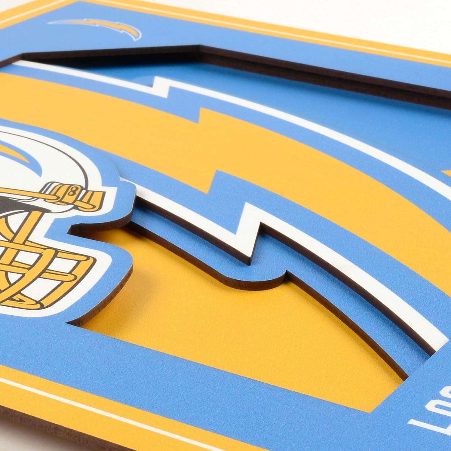YouTheFan Arte de pared de la serie de logotipos NFL de 12 x 12