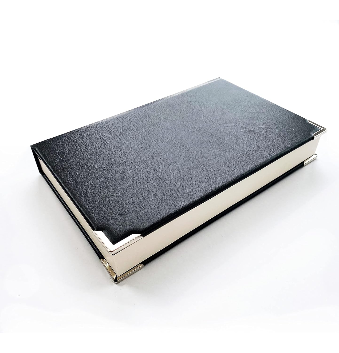 Black Leather A5 JournalDiary – Handmade In England