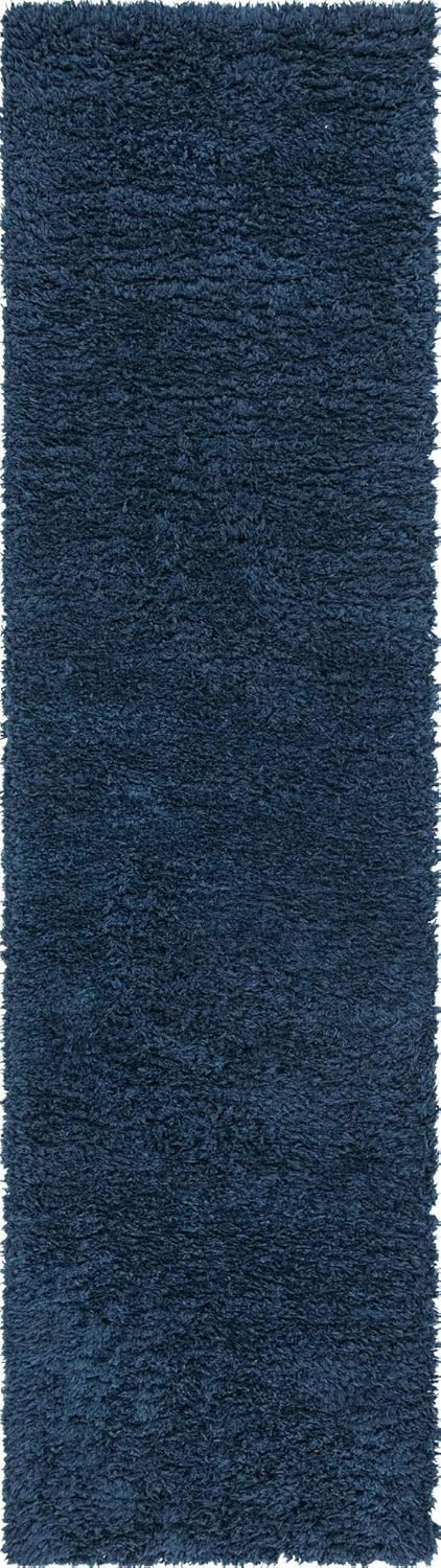 Rugs.com – Alfombra de área lisa de 10 pies, alfombra de pasillo, color cobalto, perfecta para pasillos, entradas, colección Infinity