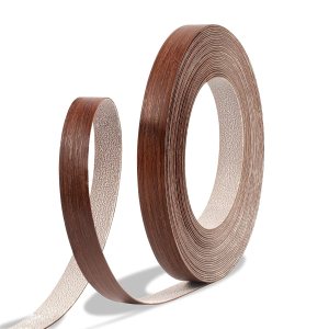 Bandas de borde de cerezo, rollo de bandas de borde de chapa de 34 pulgadas x 25 pies, bandas de cinta de PVC de madera prepegadas para reparación Bandas de borde de cerezo, rollo de bandas de borde de chapa de 34 pulgadas x 25 pies, bandas de cinta de PVC de madera prepegadas para reparación