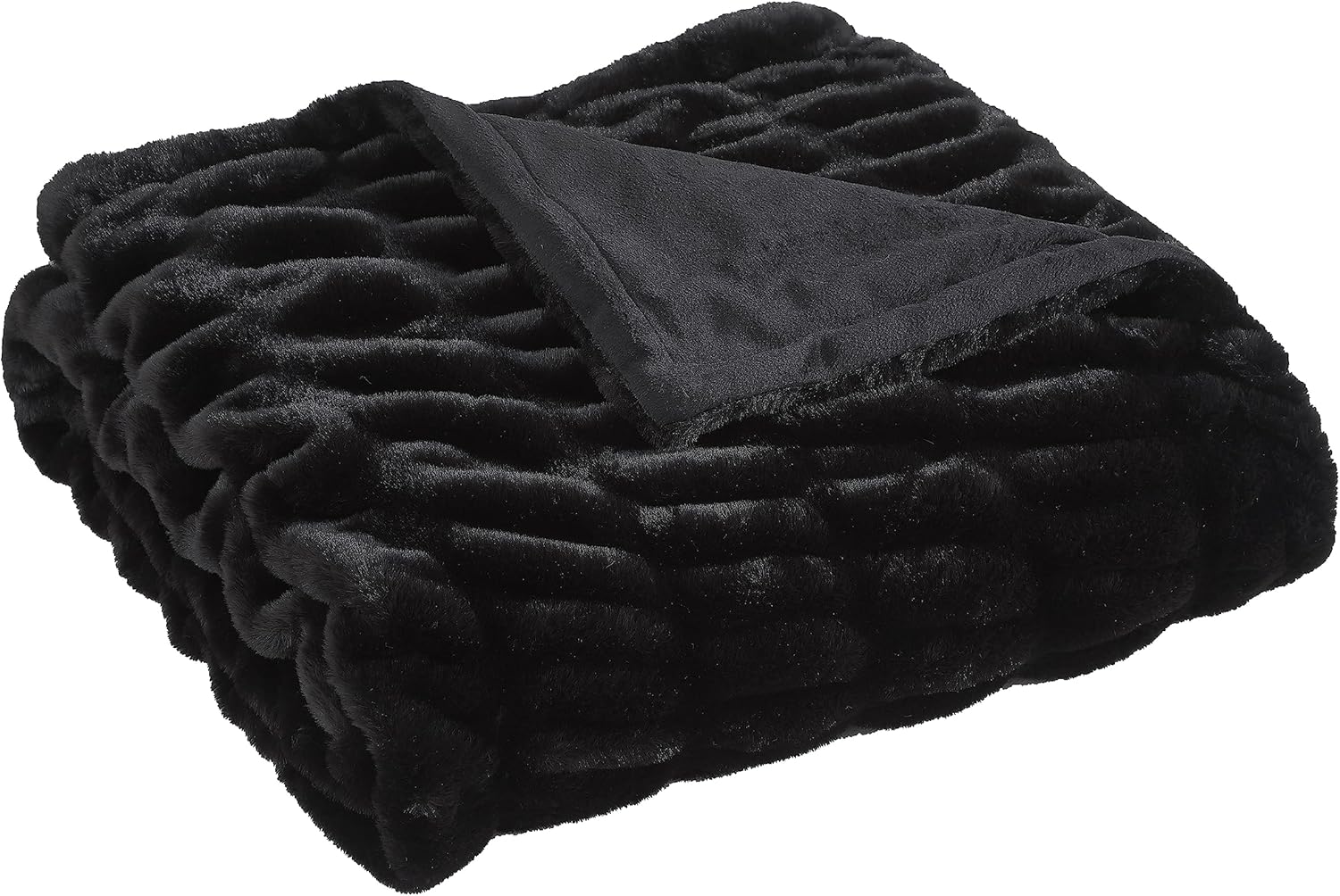 Casual Chic Lapin – Manta de piel sintética ultra fina, lujosa, elegante, suave y acogedora manta de microfibra de 11.51 ozm para sofá y cama, 50 x