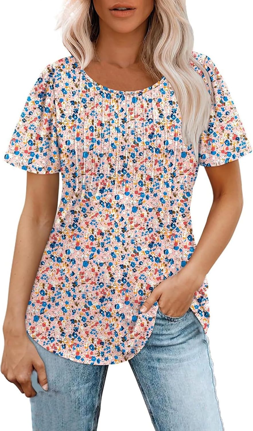 T Shirts for Women Sleeved Round Neck Game Day Letter Printed Top T Shirt Women’s Shirts Womens Basic Tops Sexy Tops
