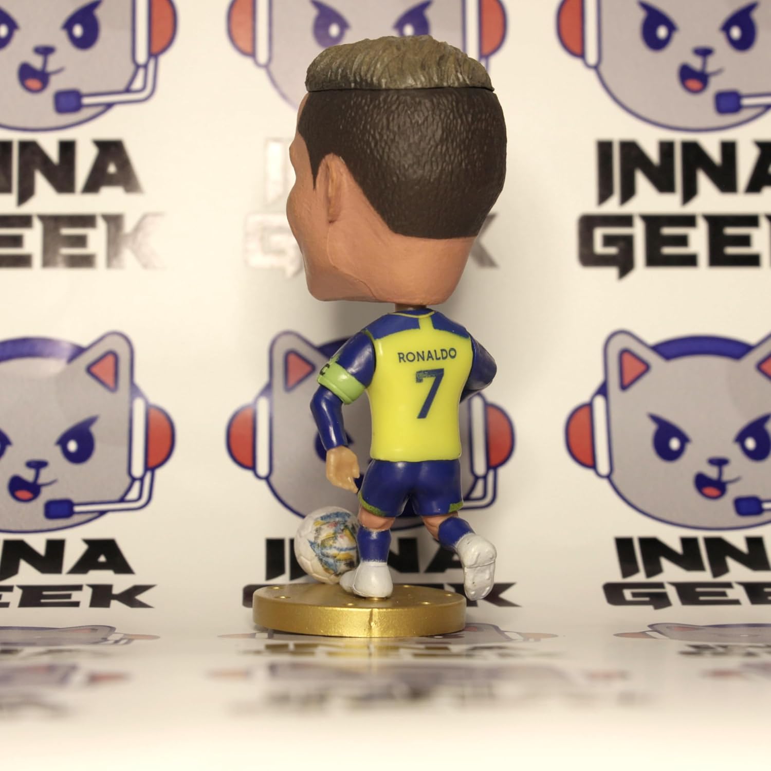 Soccerwe Figuras de jugador de la estrella de fútbol Al-NASSR #7 Cristiano Ronaldo Temporada 2023