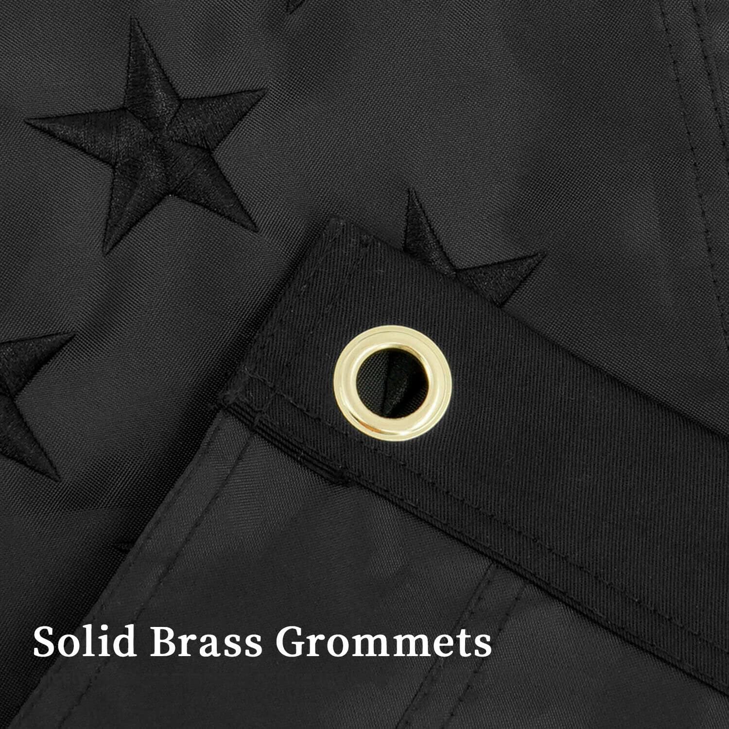 Premium All HUGE Flag 5X8 ft 300D Embroidered US USA Tactical