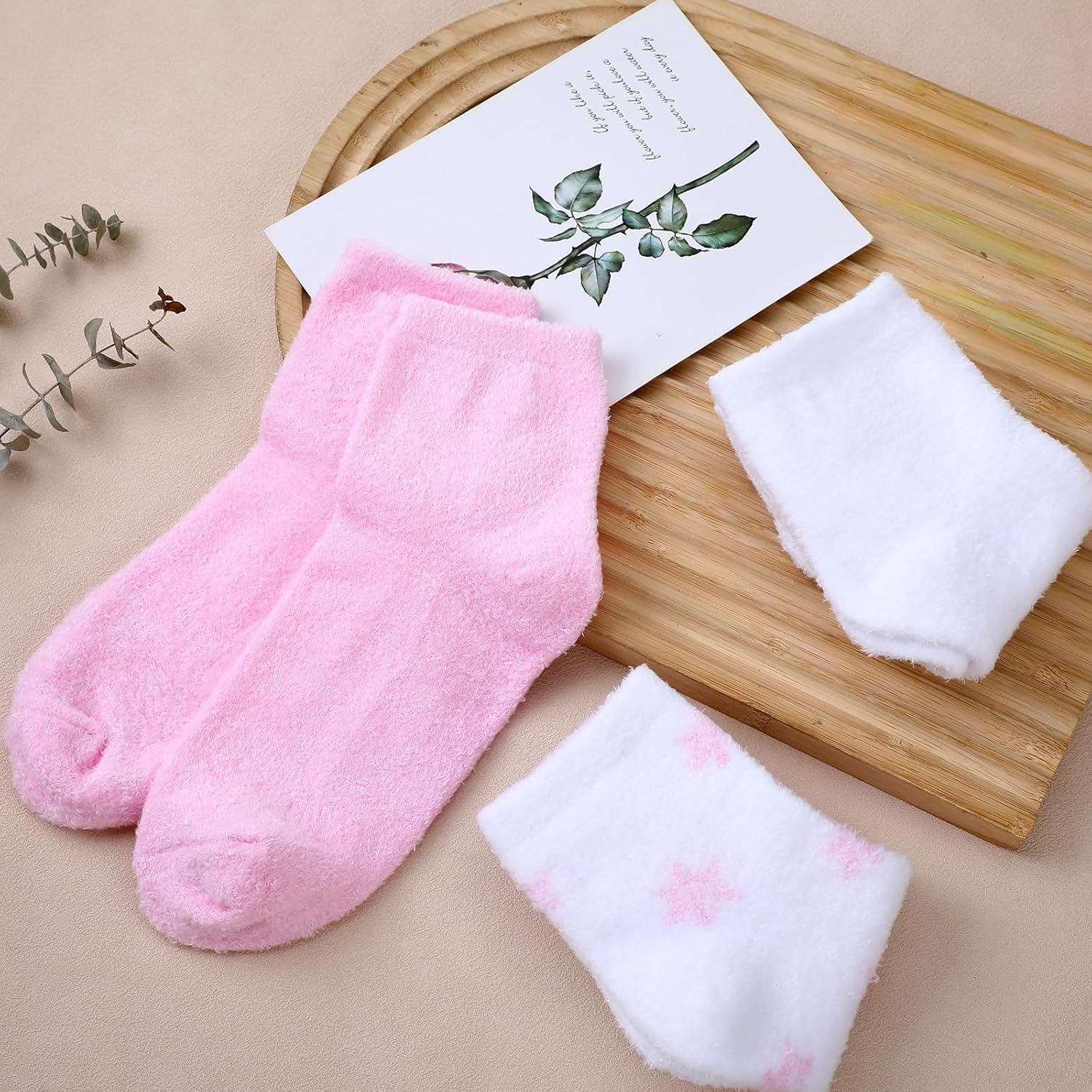 Tarpop 3 pares de calcetines de aloe hidratantes para pies secos y agrietados, calcetines con infusión de gel para dormir, calcetines de loción,