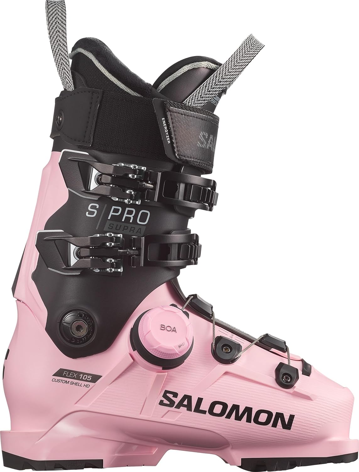 Salomon SPro Supra BOA 105 W GW – Botas de esquí para mujer, color rosa sombranegrobeluga, talla 26.5