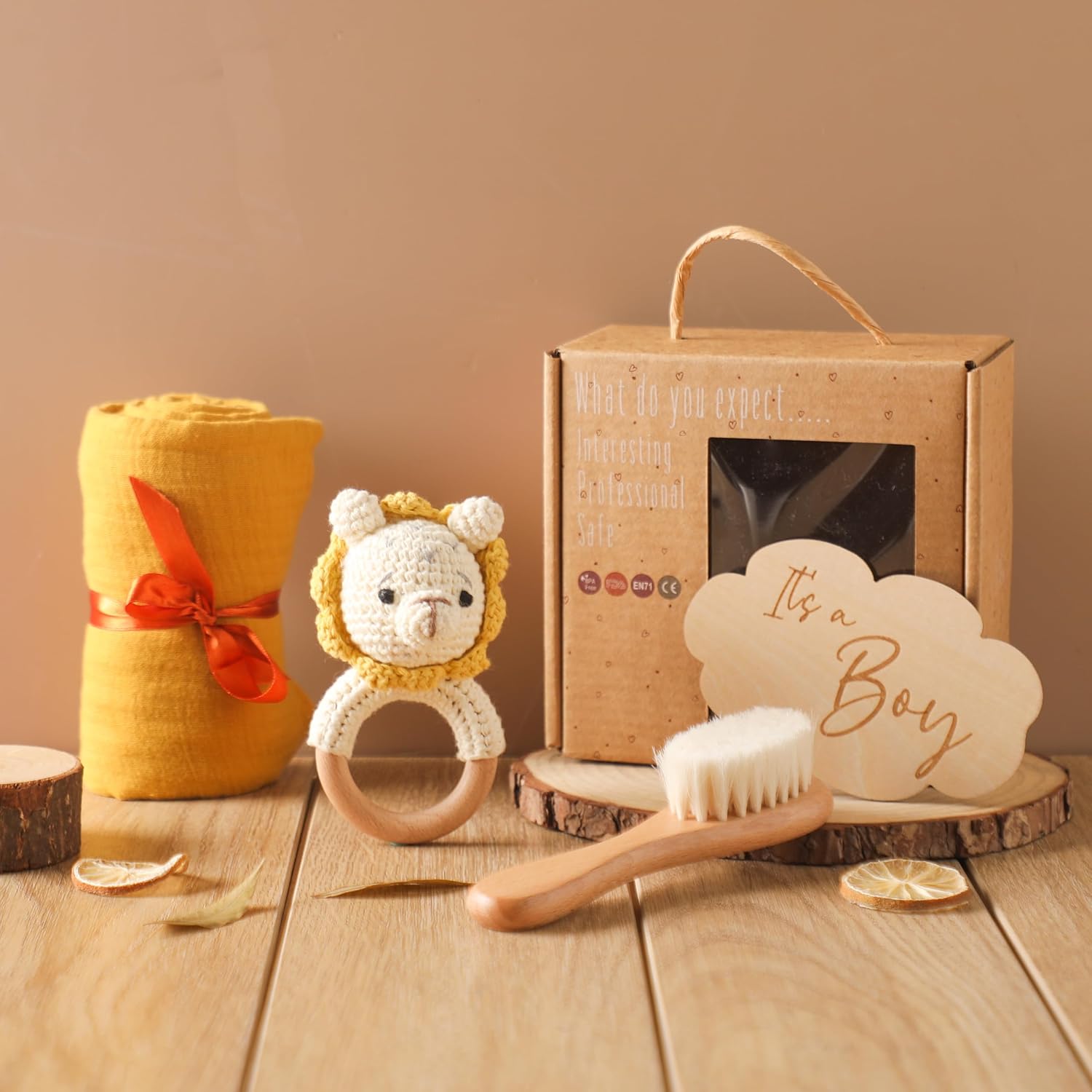 Nuevo regalo para bebé, regalos de bebé para baby shower, juego de regalos neutros para recién nacidos, regalos de revelación de género, caja de