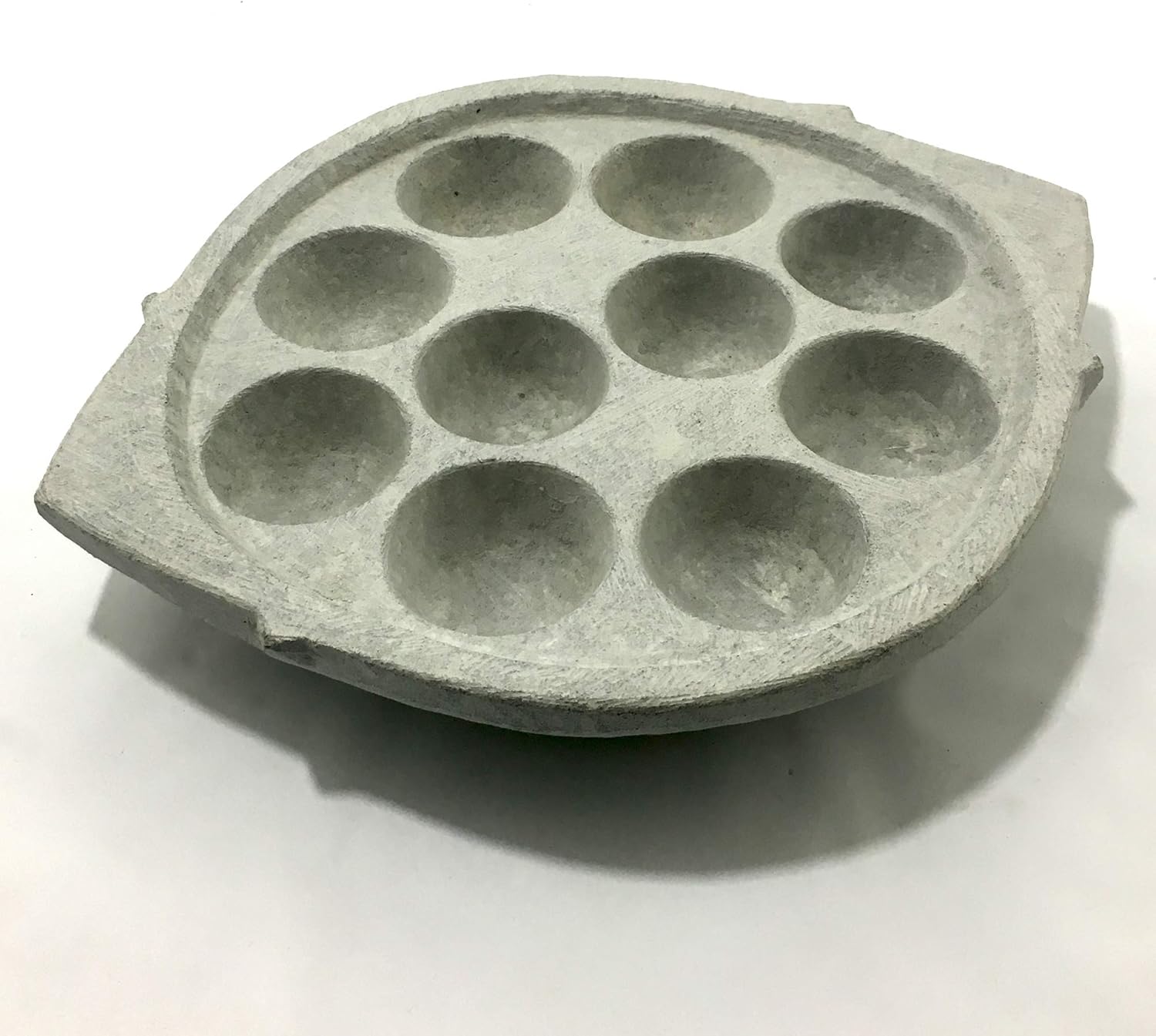 Ancient Cookware, Esteatita india Paniyaram Maker – 10 pozo