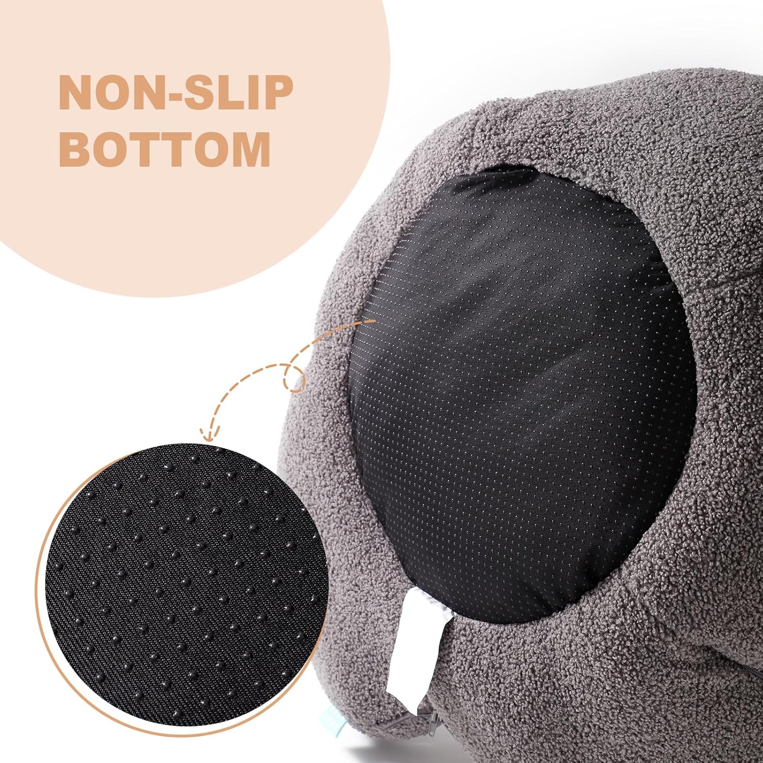 Cama de flores para gatos, alfombrilla redonda versátil 2 en 1 para mascotas en sherpa de peluche, bonita cama para perros pequeños, 23 x 23 x 8