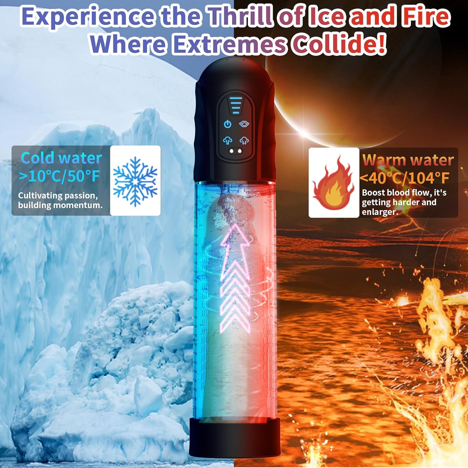 Bomba de pene de agua, juguetes sexuales masculinos, ampliadora de pene automática impermeable, bomba de expansión, bomba de pene eléctrica,