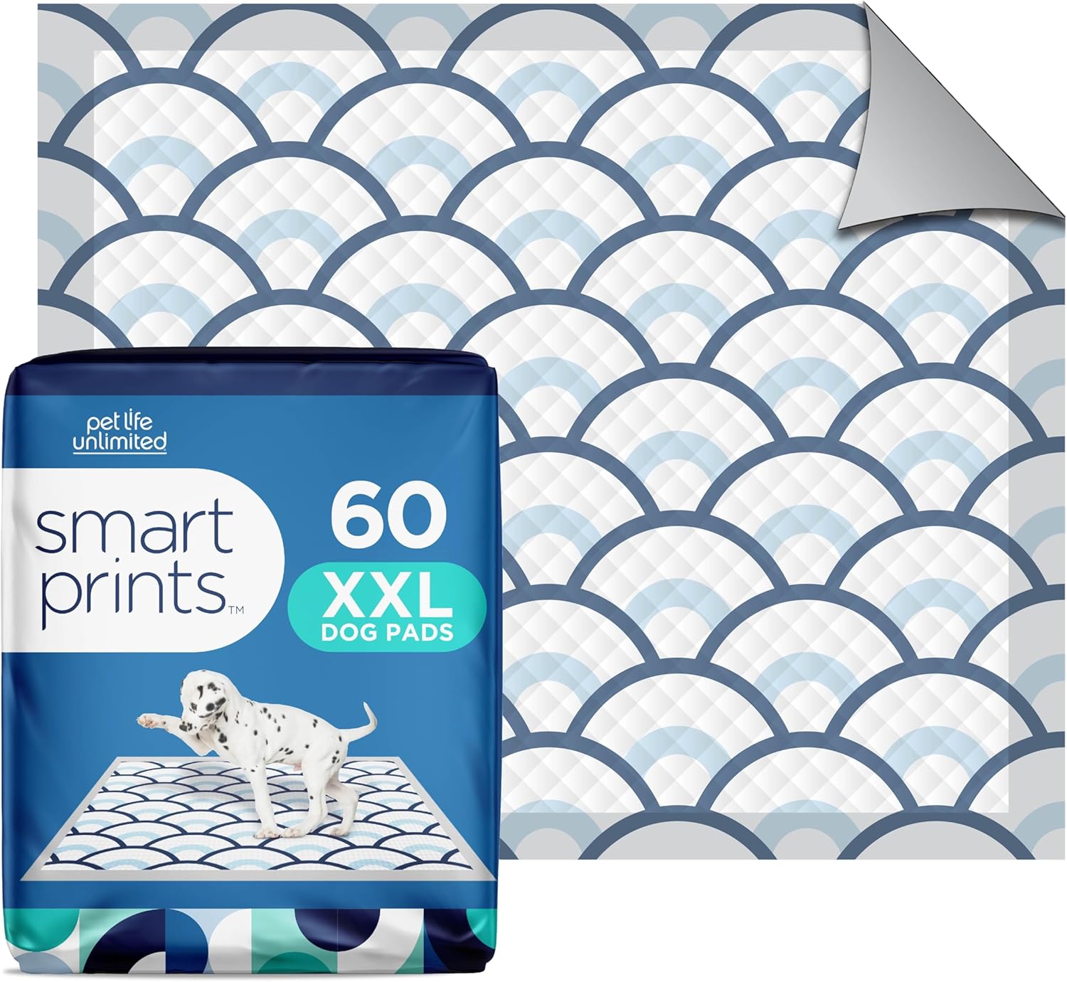 Smart Prints XXL – Almohadillas para cachorros, almohadillas para perros, almohadillas de entrenamiento, fragancia activada por patas que controla