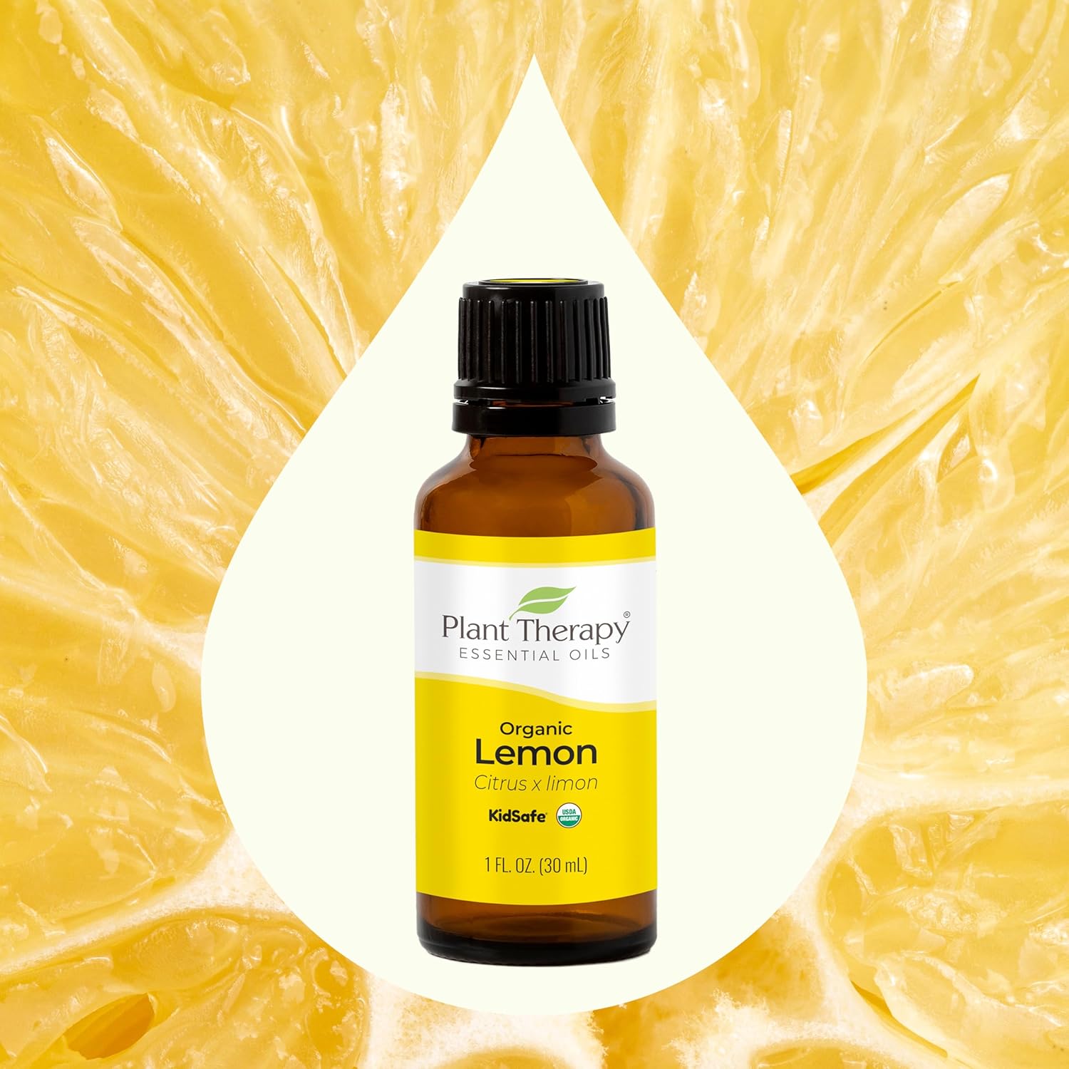 Aceite esencial orgánico de limón, tratamiento con plantas con certificado USDA , Transparente