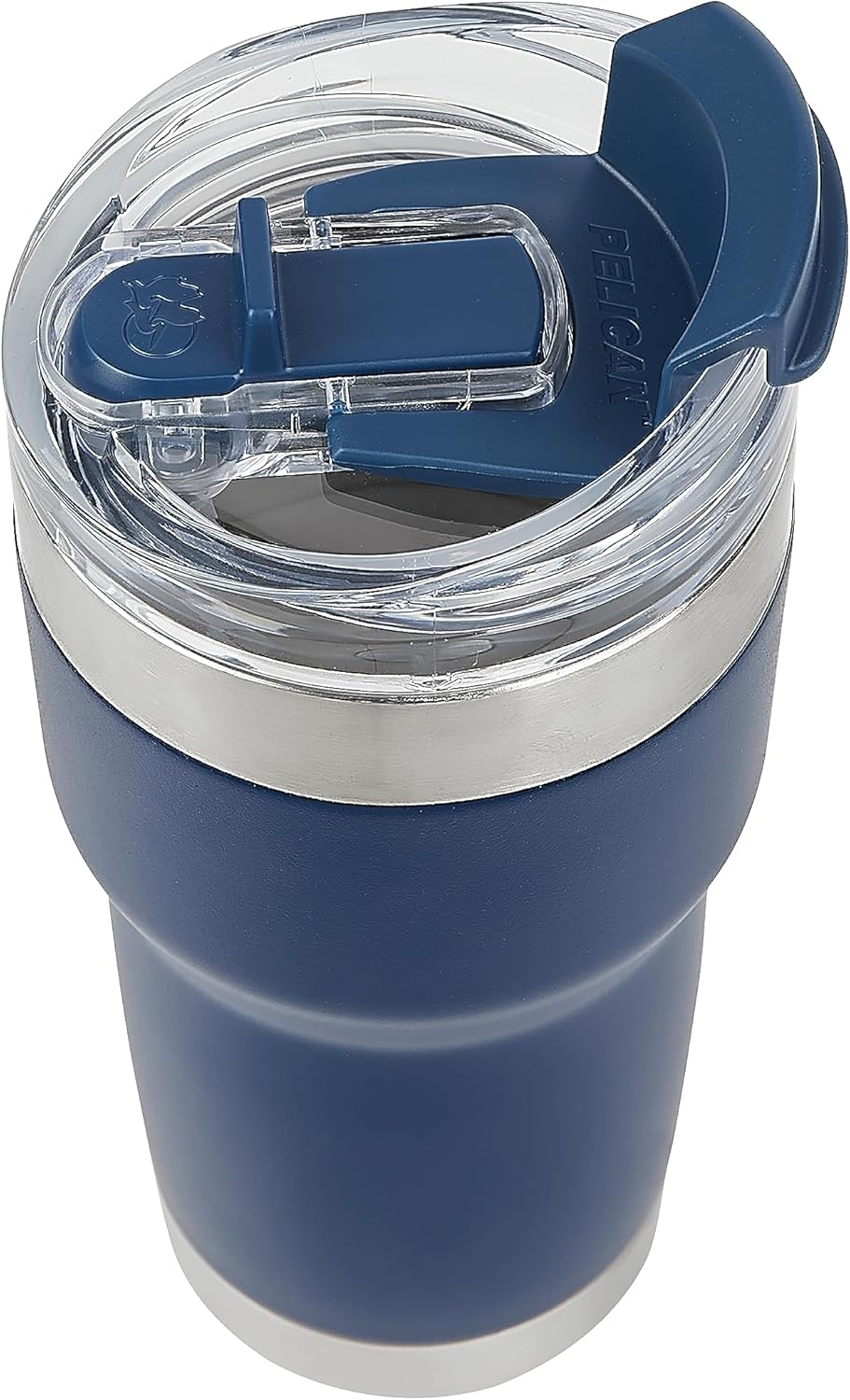 Pelican Hydration Pelican Traveler – Vaso aislado al vacío de 22 onzas, de acero inoxidable, doble pared, con tapa doble, taza de café aislada con