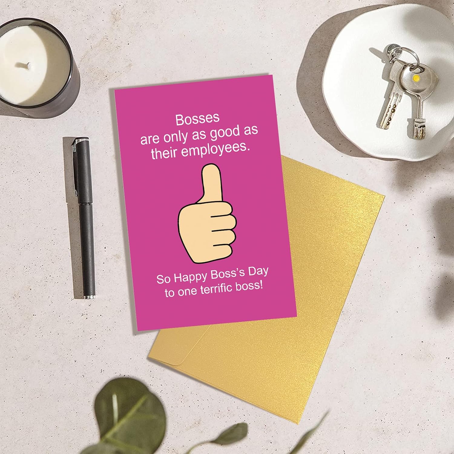 Divertida tarjeta de jefe para el día de agradecimiento al jefe, regalo de agradecimiento al jefe, tarjeta de jefe del personal, feliz día del jefe