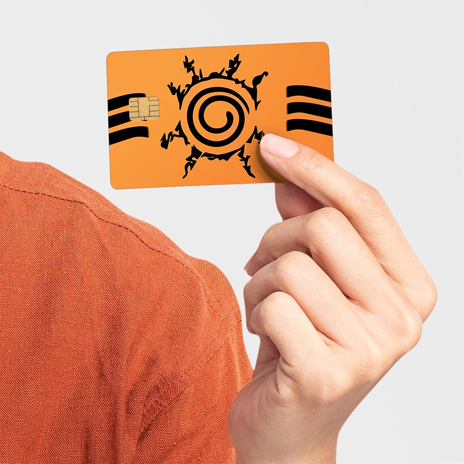 HK Studio Adhesivo para tarjetas de crédito, sello de anime para EBT, transporte, crédito, tarjeta de débito, cubierta personalizada, sin burbujas,