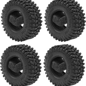 ShareGoo – 4 neumáticos de 1.0 pulgadas para rastreadores a control remoto, de 0.787 in de ancho, compatibles con Axial 124 SCX24 Gladiator Bronco ShareGoo – 4 neumáticos de 1.0 pulgadas para rastreadores a control remoto, de 0.787 in de ancho, compatibles con Axial 124 SCX24 Gladiator Bronco