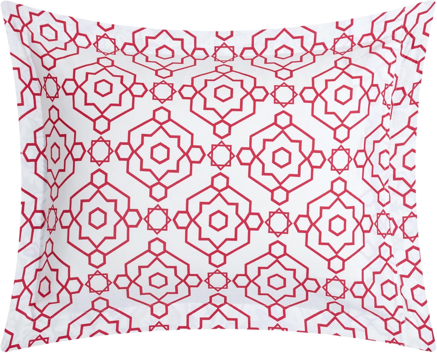 Chic Home Bristol – Juego de funda reversible de 4 piezas, edredón tamaño Queen, color rosa